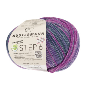 Пряжа Step 6 Irish Rainbow Colours, 75% шерсть, 25% полиамид, 410 м, 150 г. Арт 97826-0732