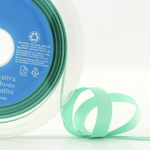 Лента репсовая SAFISA, 10 мм, 25 м, цвет 53 ментоловый. Арт 350-10мм-53