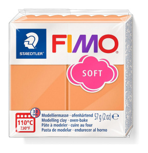 Полимерная глина FIMO "Soft", уп. 57 г, цвет: сорбет из папайи. Арт 8020-T41