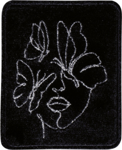 Термоаппликация "Лицо с бабочками". Арт 43023