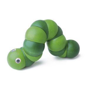 Игрушка для малышей дизайнерская NAEF BASIC "Juba" 3+, дерево, цвет зеленый, 4 x 18 см. Арт 9911.2