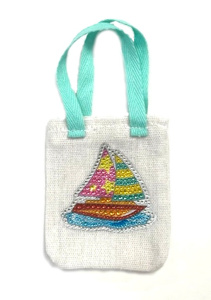 Сумка - шоппер мини "Кораблик". Арт 21066/кораблик