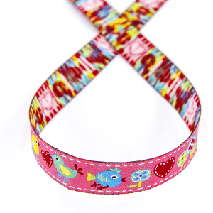 Лента жаккард SAFISA, 15 мм, 15 м, цвет 01. Арт 9184-15мм-01