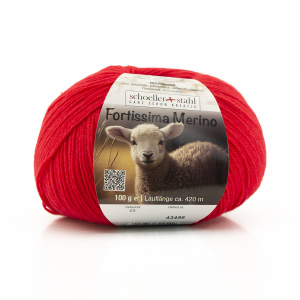 Пряжа Fortissima Merino 4-fach, 75% шерсть, 25% полиамид, 420 м, 100 г. Арт 93042-0003