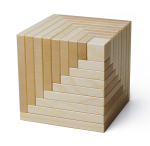 Конструктор дизайнерский NAEF CLASSIC "Cella" 6+, натуральное дерево, 9 деталей. Арт 9608