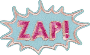 Термоаппликация "Zap". Арт 42779