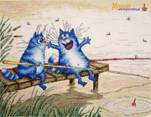 Набор для вышивания "Во-от такая!" по рисунку И. Зенюк. Арт 07.011.10