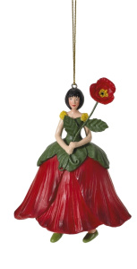 Фигурка декоративная, Blumenmädchen "Мак". Арт 850410-500