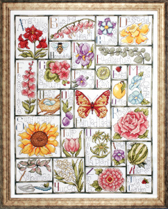 Набор для вышивания "Цветочный алфавит". Арт 2492