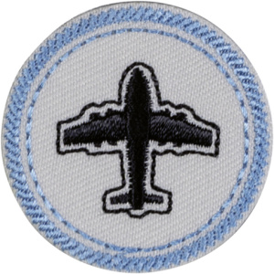 Термоаппликация "Самолет". Арт 42720