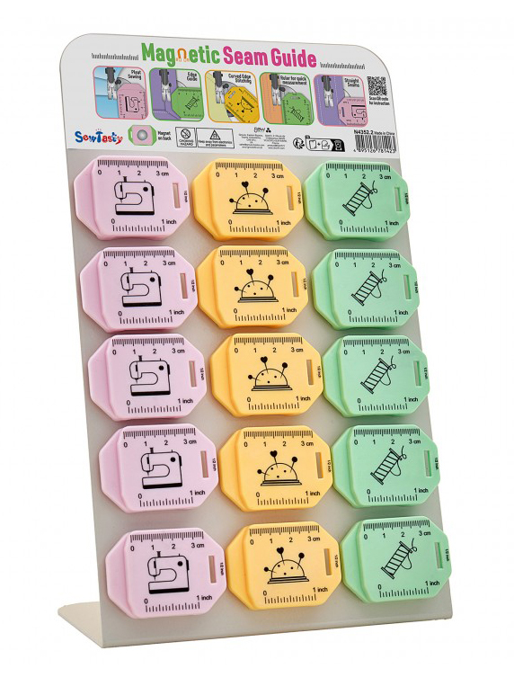 Направляющая для шва в пластиковом корпусе на магните, набор 30 шт. Арт N4352.2