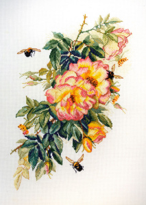 Набор для вышивания "Цветущий шиповник". Арт 06.002.47