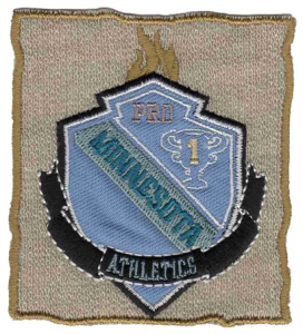 Термоаппликация HKM "Minnesota Athletics, brauner Str". Арт 33389/1SB