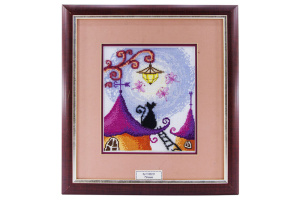 Вышитая картина "Мотыльки". Арт Модель 13.002.01