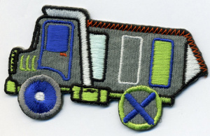 Термоаппликация HKM "Самосвал". Арт 32610/1SB