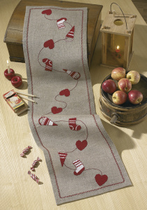 Набор для вышивания дорожки "Рождество". Арт 68-0246                 