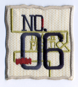 Термоаппликация HKM "No. 06". Арт 32669/1SB