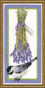 Набор для вышивания "Синичка с цветами". Арт 008-0206