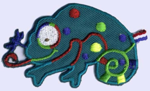 Термоаппликация HKM "Игуана". Арт 32565/1SB