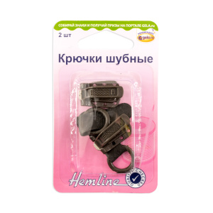 Крючки шубные, 2 шт. Арт 402M.DB