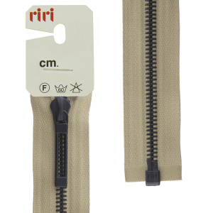 Молнии riri звено BI, слайдер STAB, разъёмная, 1 замок, 6 мм, 80 см, цвет 2212, бежевый. Арт 3054592/80/2212        