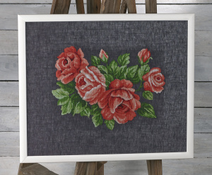 Набор для вышивания "Красные розы". Арт 90-6425