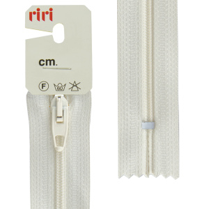 Молния Meras, спираль, неразъёмная, 4 мм, 18 см, цвет 2314, сливочно-белый. Арт 2528976/18/2314