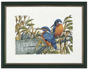 Набор для вышивания "Зимородки". Арт 14-147                  