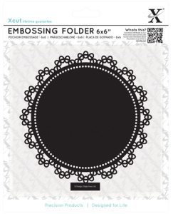 Форма для эмбоссирования "Кружевной круг". Арт XCU515165