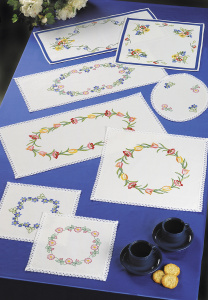 Набор для изготовления скатерти, салфетки. Арт 60-3610R                