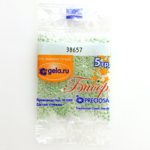 Бисер №10, 5 г., цвет 38657. Арт G 38657