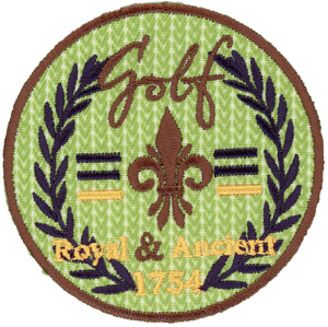 Термоаппликация HKM "Golf". Арт 32674/1SB