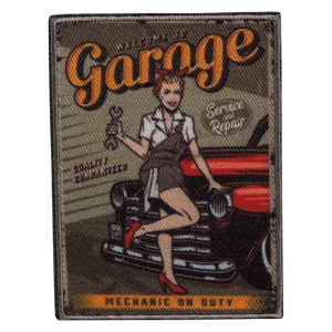 Термоаппликация "Добро пожаловать в гараж". Арт 39334