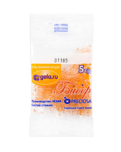 Бисер №10, 5 г., цвет 01185. Арт G 01185