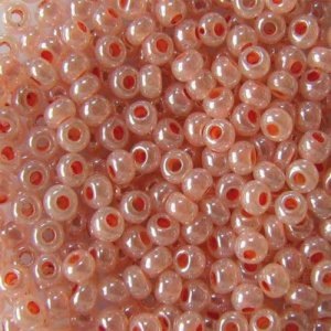 Бисер Preciosa №10, 5 г., цвет №37389 светло-персиковый жемчужный. Арт G 37389