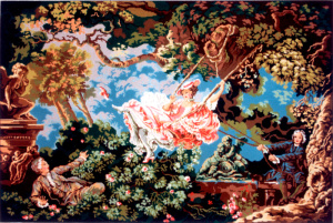 Канва жесткая с рисунком "Веселые качели". Арт 12.460                  