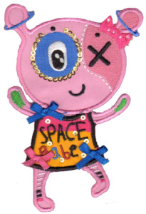 Термоаппликация HKM "Детёныш пришельца". Арт 31660/1SB