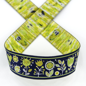 Лента жаккард SAFISA, 25 мм, 15 м, цвет 04. Арт 9218-25мм-04