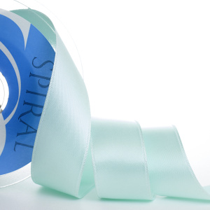 Лента атласная двусторонняя SAFISA, 3 мм, 100 м, цвет 53, ментоловый. Арт 110-3мм-53              