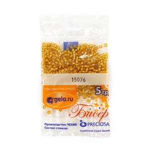 Бисер №10, 5 г., цвет 15076. Арт G 15076