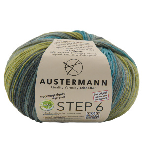 Пряжа Step 6 Irish Rainbow Colours, 75% шерсть, 25% полиамид, 410 м, 150 г. Арт 97826-0628