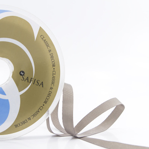 Лента репсовая SAFISA, 10мм, 25 м, цвет 67, серо-зеленый. Арт 350-10мм-67       