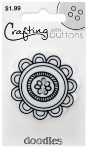 Пуговица "Doodle" Large Flower. Арт 470001408