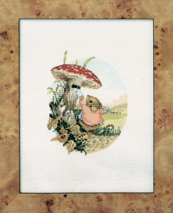 Набор для вышивания "Мышка-почтальон". Арт 84256