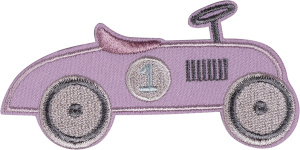 Термоаппликация "Автомобиль 1 розовый". Арт 42581