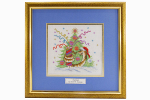 Вышитая картина "Хлопушки". Арт Модель 01.033.14