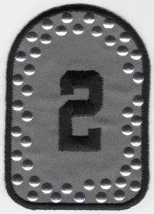 Термоаппликация HKM "Wappen 2 und Nieten". Арт 33375/1SB