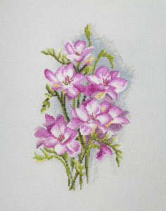 Набор для вышивания  "Фрезии". Арт 04.004.15