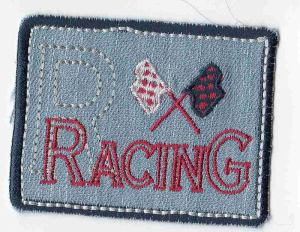 Термоаппликация HKM "Racing". Арт 33823/1SB