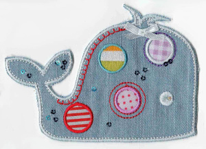 Термоаппликация HKM "Кит". Арт 33684/1SB